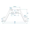 Verzinkte reservewielhouder - 5