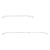 Drager aluminium uitschuifbaar 132-204cm voor aanhangerzeil - 5