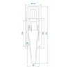 Spansluiting Tico 270x80mm - 3