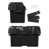 Accubak 35x18x20cm 2x USB - 1x 12V stekkerdoos - Voltmeter - 2