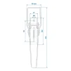 Spansluiting zb-01a 210x41mm - 3