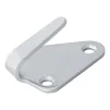 Touwhaak metaal 40x45mm gebogen 10 stuks - 2