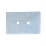Montageplaat voor Sjoroog ovaal 103x70mm