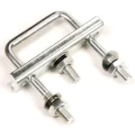 Neuswiel klemhouder voor vierkante buis, 60 mm. 1 stuks