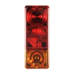 Achterlicht 3 functies 210x83mm