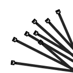 Kabelbinders 100x2,5mm 100 stuks zwart