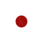 Reflector 55mm zelfklevend rood