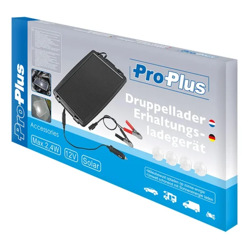 12V Zonnepaneel Druppellader 2,4W