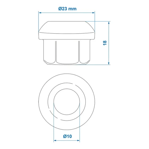Wielmoer M12x1,5 conisch bol set van 5 stuks