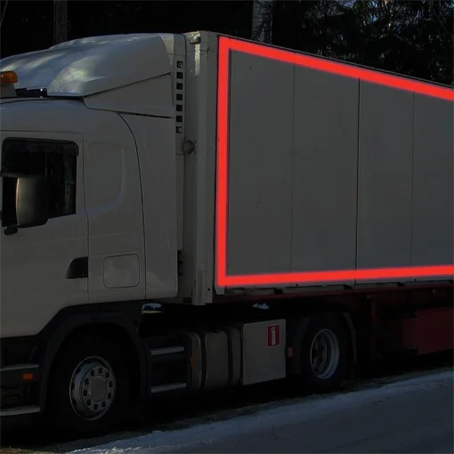 Reflecterend tape 3M rood 50mm/2meter