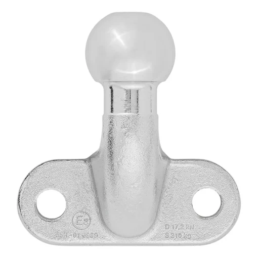Trekhaakkogel zilver haaks