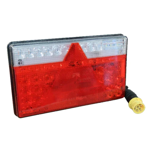 Asp&ouml;ck MultiLED II links 9-32V 8 PIN's bajonet geel