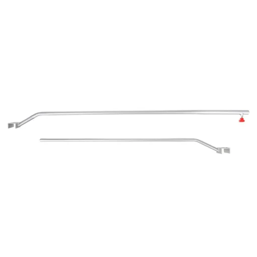 Drager aluminium uitschuifbaar 132-204cm voor aanhangerzeil