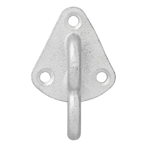 Touwhaak metaal met oog 70x45mm 5 stuks in blister