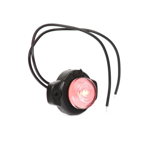 WAS markeringslamp W24-127 rood LED 12/24V 2 meter kabel