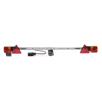 Verlichtingsbalk metaal 140-200cm uitschuifbaar + 12M kabel